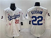 Men's Los Angeles Dodgers #22 Clayton Kershaw White 2025 Tokyo Series Limited Stitched Jersey,baseball caps,new era cap wholesale,wholesale hats